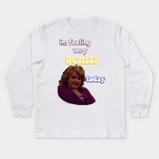 im feeling very bonita rn gibby ver2 Kids Long Sleeve T-Shirt